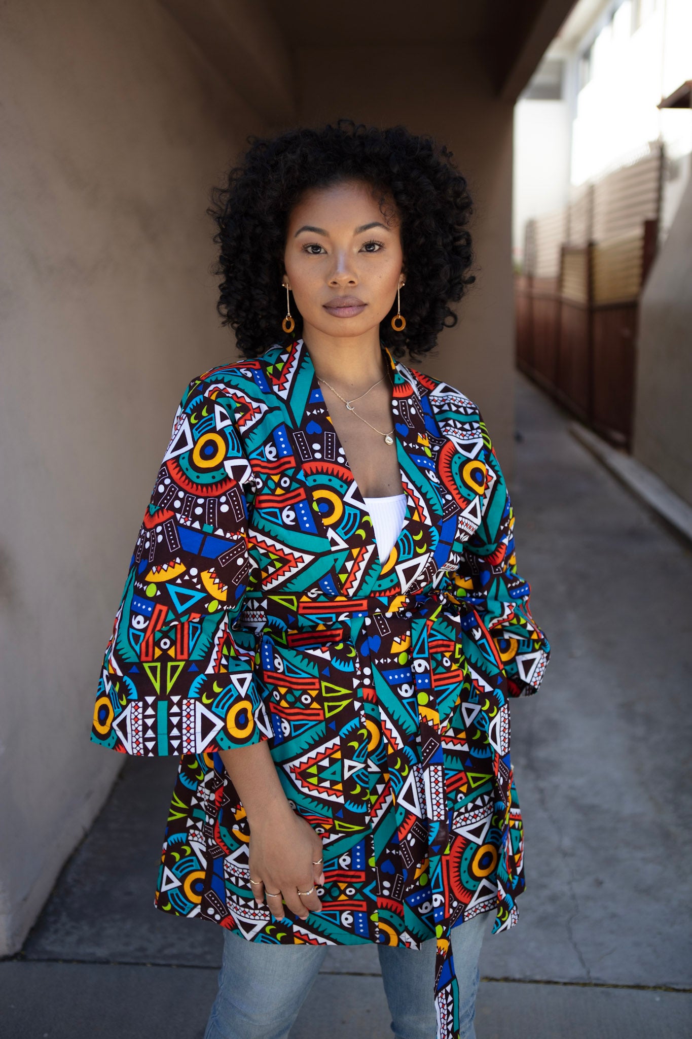 Ankara jacket Ankara kimono dress African kimono robe Robe de chambre  Maternity Robe – Sincere