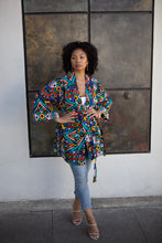 Load image into Gallery viewer, African print Yass kimono jacket
