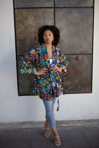 African print Yass kimono jacket