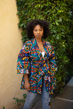 Load image into Gallery viewer, African print Yass kimono jacket
