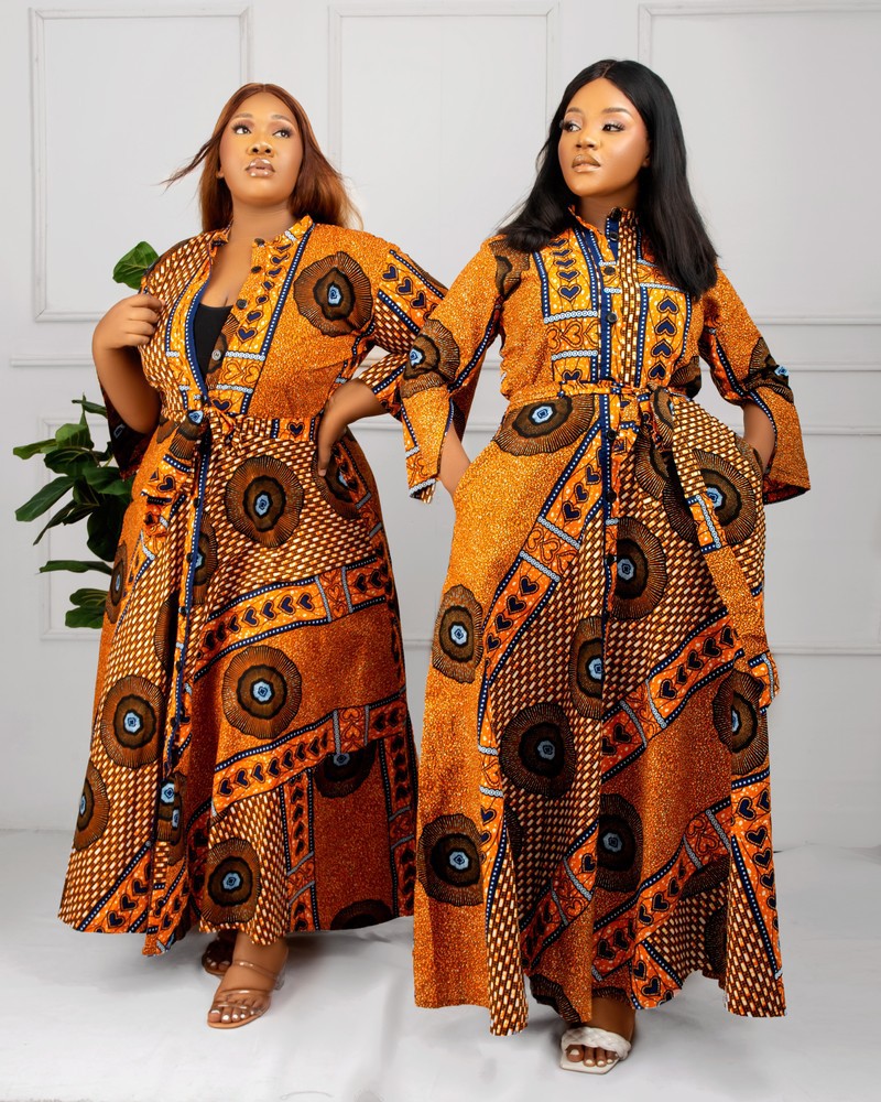 African print Loba Maxi dress