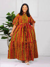 Load image into Gallery viewer, African print Yems Maxi dress
