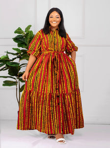 African print Yems Maxi dress