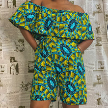 Load image into Gallery viewer, African print Lara romper
