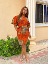 Load image into Gallery viewer, African print Teko dress
