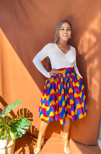 African print Tosa skirt