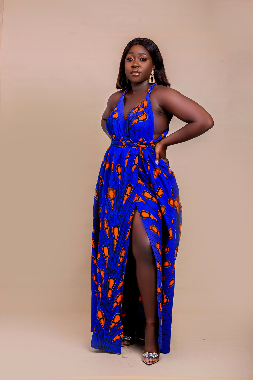 African print Malia infinity dress