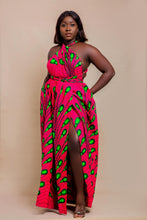 Load image into Gallery viewer, African print Melis infinity dress
