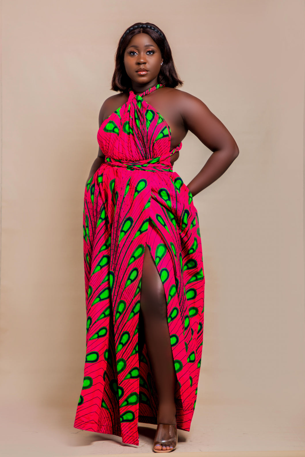 African print Melis infinity dress