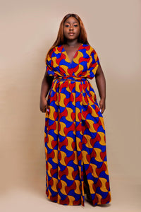 African print Baryor infinity dress