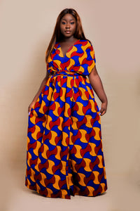 African print Baryor infinity dress