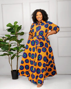 African print Rana dress