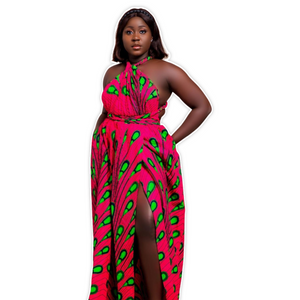 African print Melis infinity dress