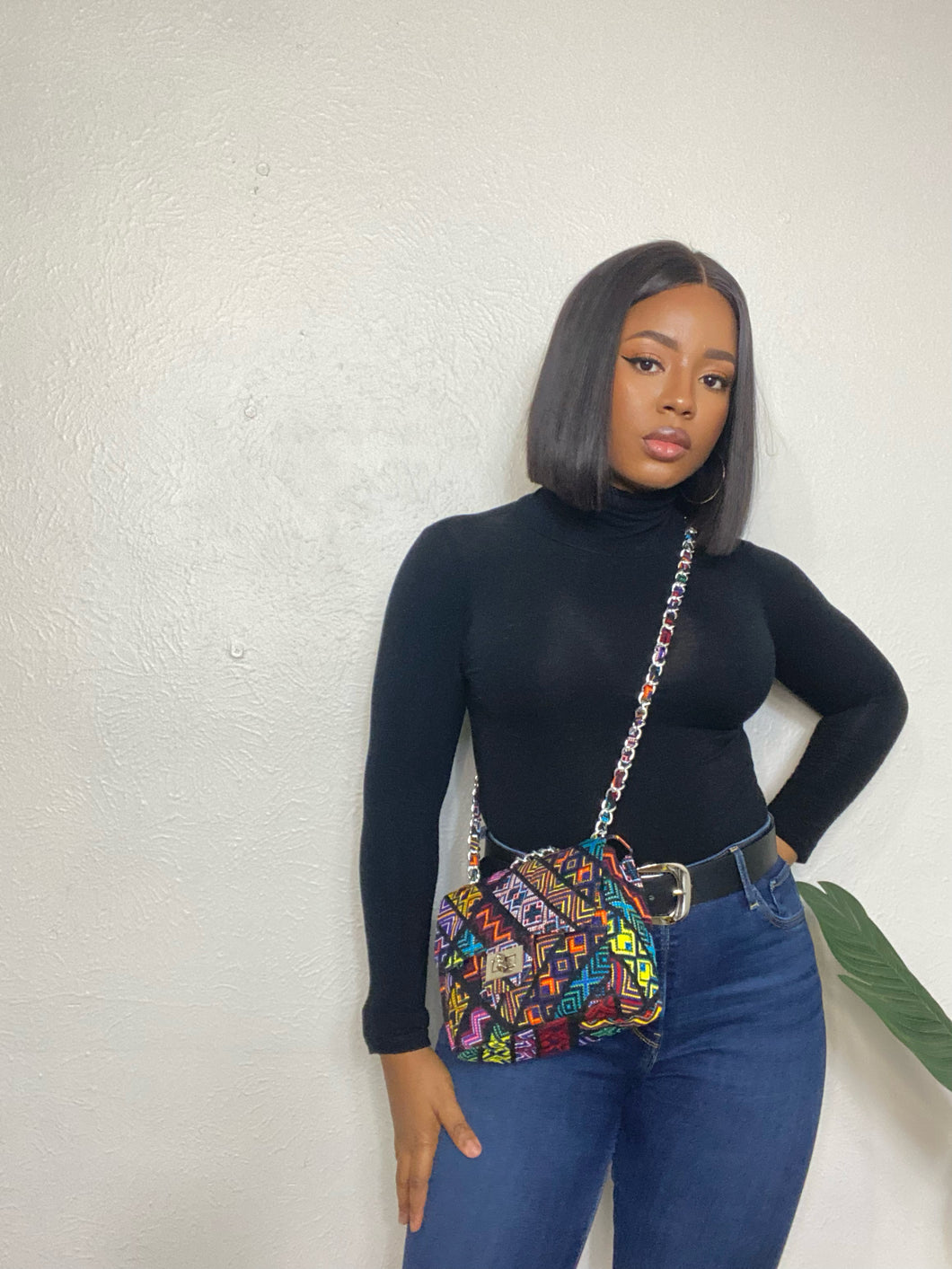Arewa mini African print purse