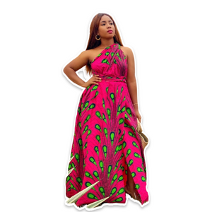 African print Melis infinity dress