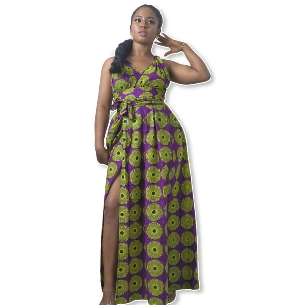 African print Baula infinity dress