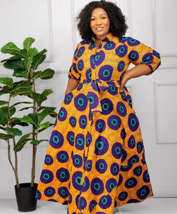 African print Rana dress