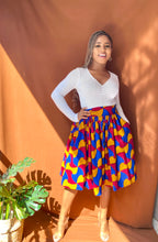 Load image into Gallery viewer, African print Tosa skirt
