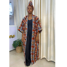 Load image into Gallery viewer, Lublin kimono jacket with head wrap
