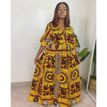 Load image into Gallery viewer, African Print Funto Dress
