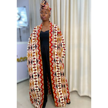 Load image into Gallery viewer, Sofia kimono with head wrap
