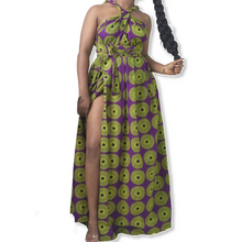 Load image into Gallery viewer, African print Baula infinity dress
