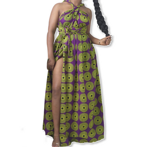African print Baula infinity dress