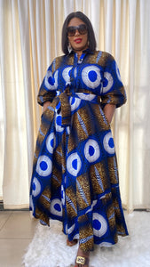 African Print Shani Dress