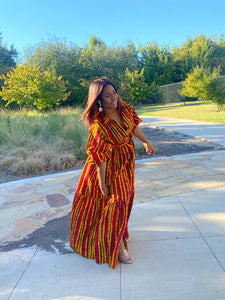 African print Yems Maxi dress