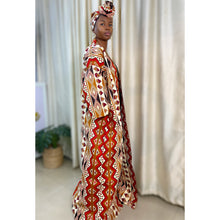 Load image into Gallery viewer, Sofia kimono with head wrap
