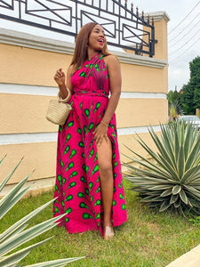 African print Melis infinity dress
