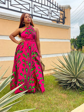 Load image into Gallery viewer, African print Melis infinity dress
