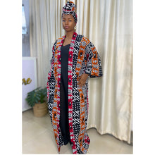 Load image into Gallery viewer, Vienna kimono jacket with head wrap
